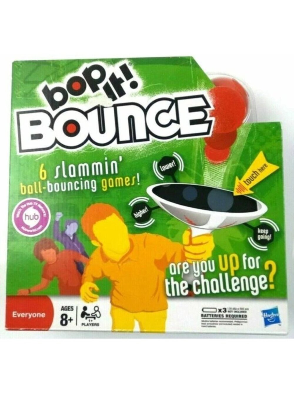 Hasbro 2009 Bop It! Bounce Game Electronic Voice Commands 6 Skill NEW NIB